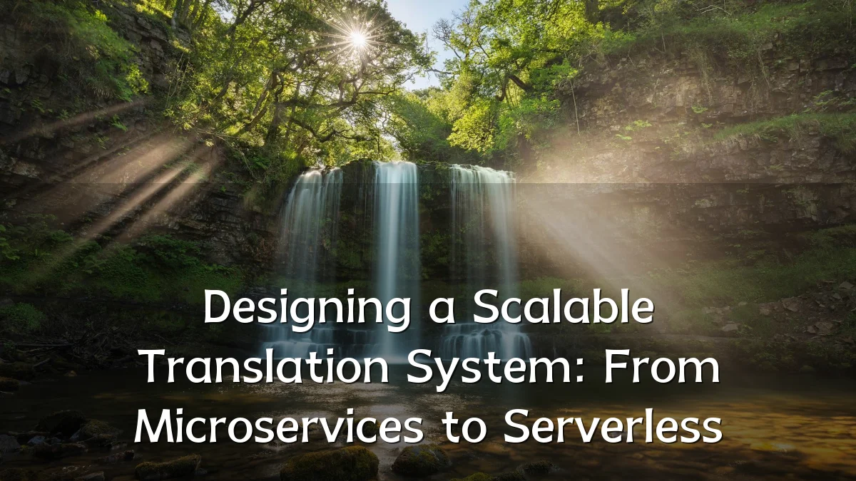 Designing a Scalable Translation System: From Microservices to Serverless