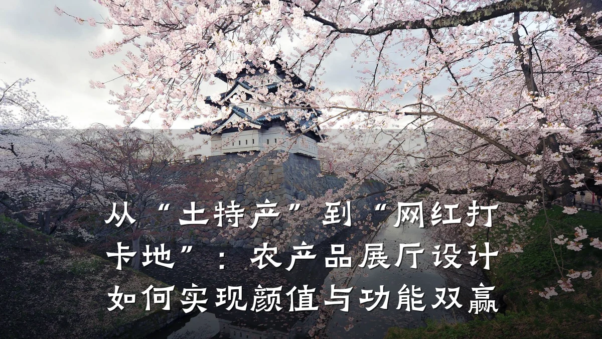 从“土特产”到“网红打卡地”：农产品展厅设计如何实现颜值与功能双赢