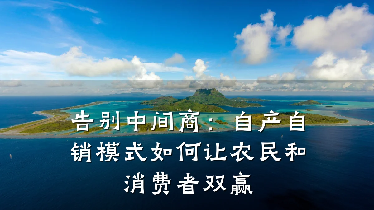 告别中间商:自产自销模式如何让农民和消费者双赢