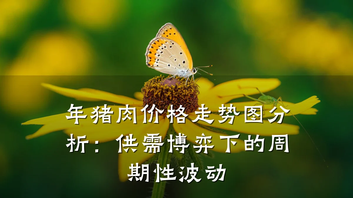 年猪肉价格走势图分析:供需博弈下的周期性波动