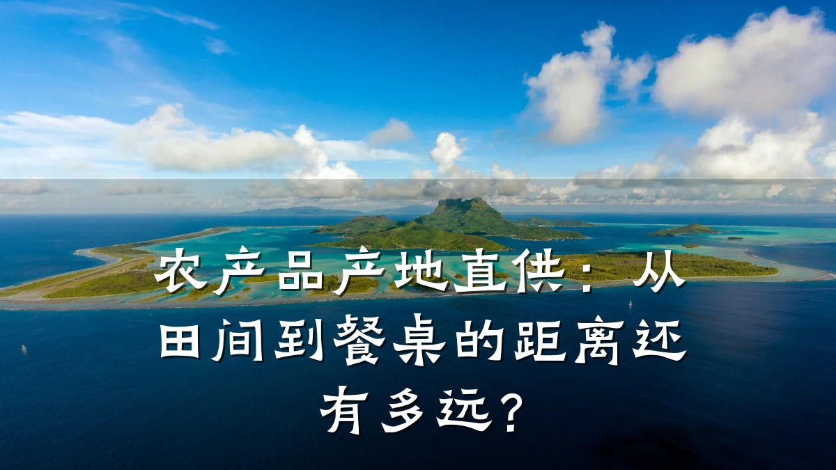 农产品产地直供:从田间到餐桌的距离还有多远?