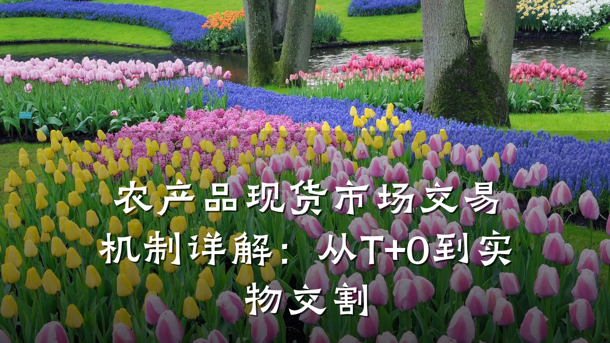农产品现货市场交易机制详解:从T+0到实物交割