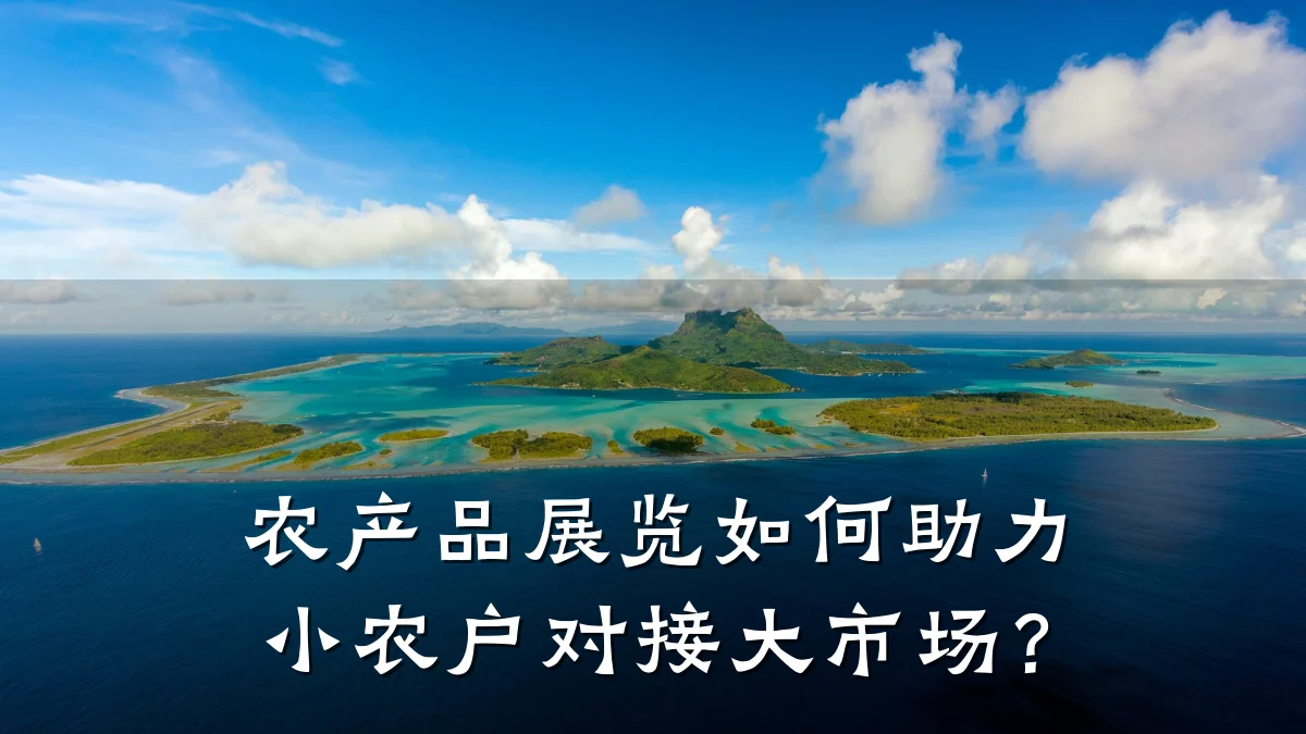 农产品展览如何助力小农户对接大市场?