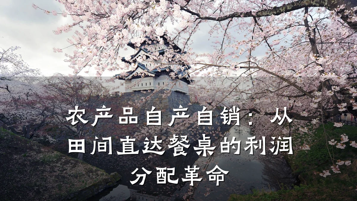 农产品自产自销：从田间直达餐桌的利润分配革命