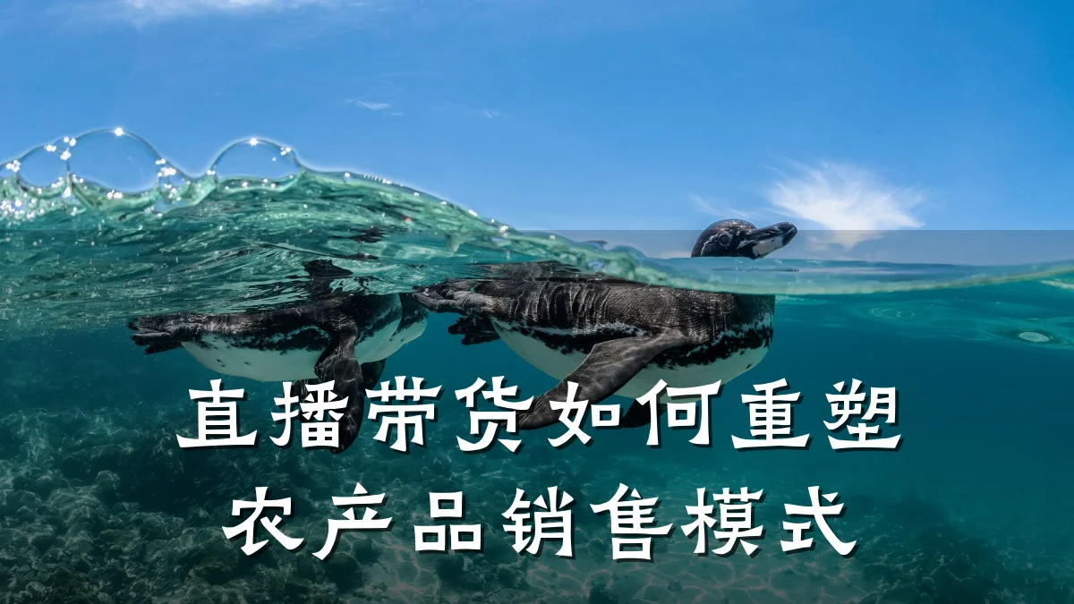 直播带货如何重塑农产品销售模式
