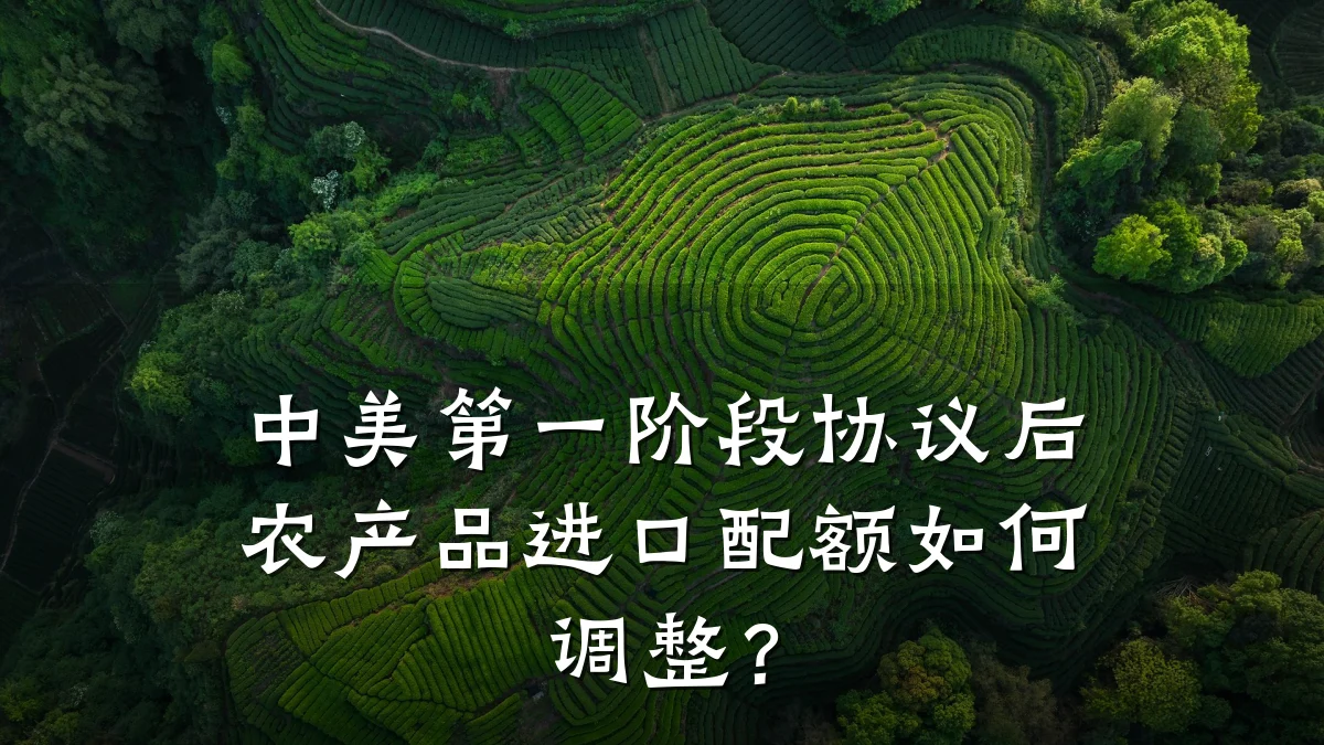 中美第一阶段协议后农产品进口配额如何调整?