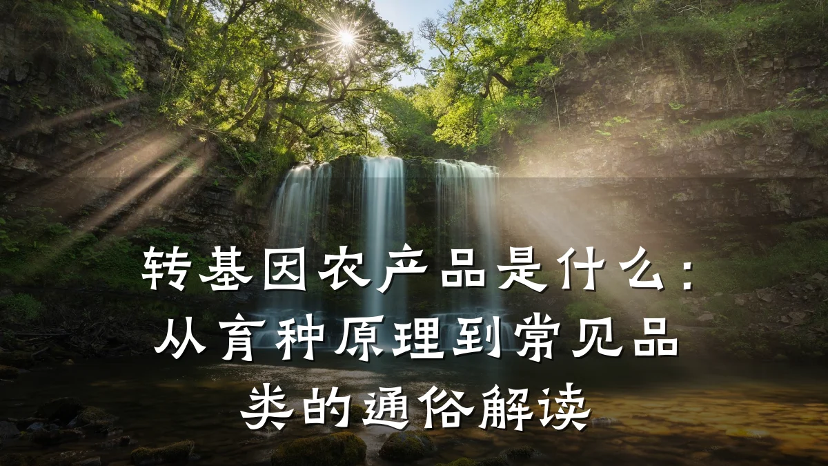 转基因农产品是什么:从育种原理到常见品类的通俗解读