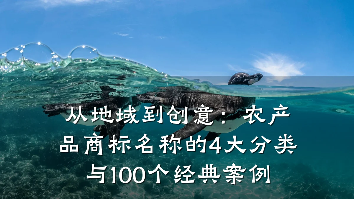 从地域到创意:农产品商标名称的4大分类与100个经典案例