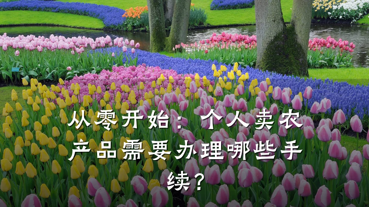 从零开始:个人卖农产品需要办理哪些手续?