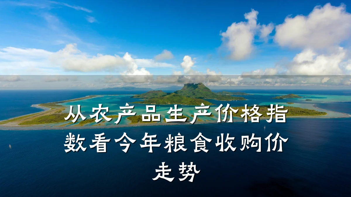 从农产品生产价格指数看今年粮食收购价走势