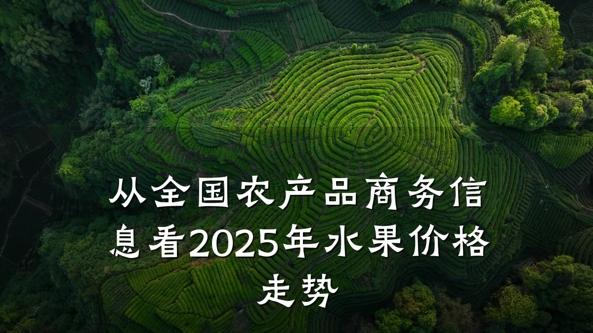 从全国农产品商务信息看2025年水果价格走势