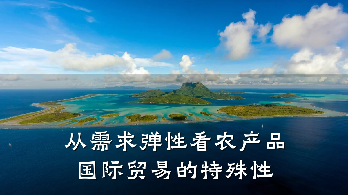 从需求弹性看农产品国际贸易的特殊性