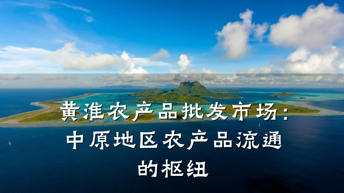 黄淮农产品批发市场:中原地区农产品流通的枢纽