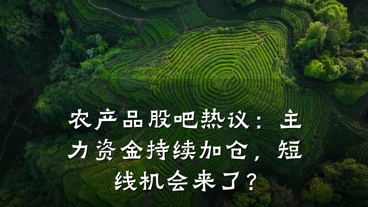 农产品股吧热议：主力资金持续加仓，短线机会来了？