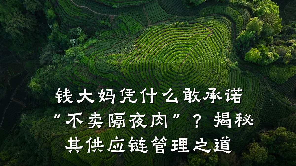 钱大妈凭什么敢承诺“不卖隔夜肉”?揭秘其供应链管理之道
