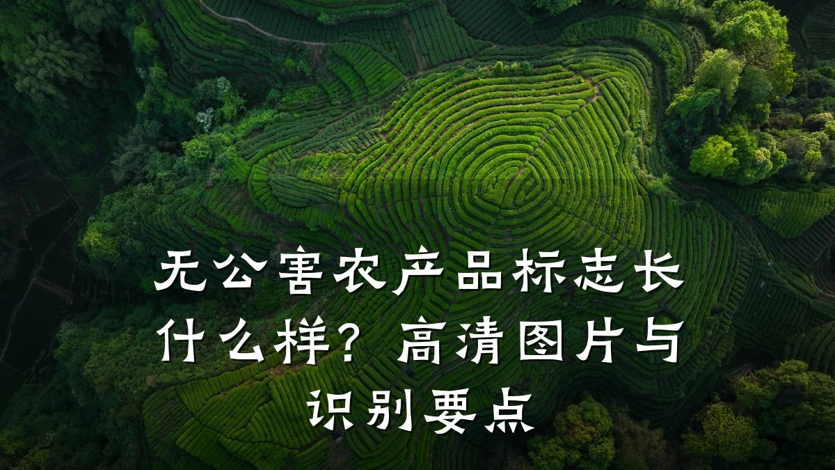 无公害农产品标志长什么样？高清图片与识别要点