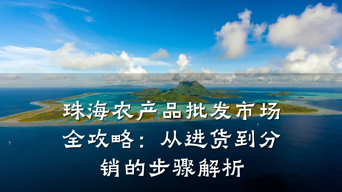 珠海农产品批发市场全攻略:从进货到分销的步骤解析