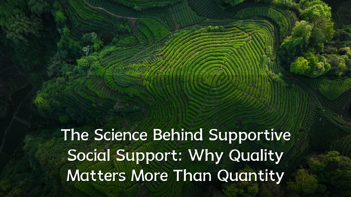 The Science Behind Supportive Social Support: Why Quality Matters More Than Quantity