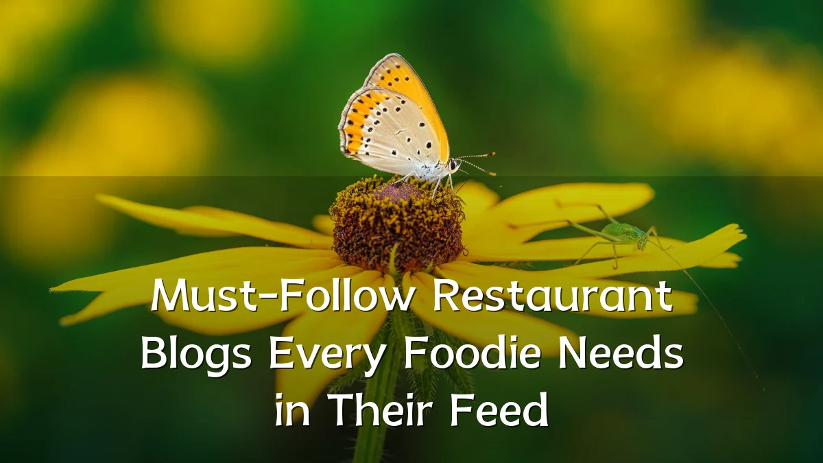 Must-Follow Restaurant Blogs Every Foodie Needs in Their Feed