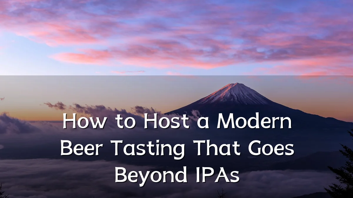 How to Host a Modern Beer Tasting That Goes Beyond IPAs