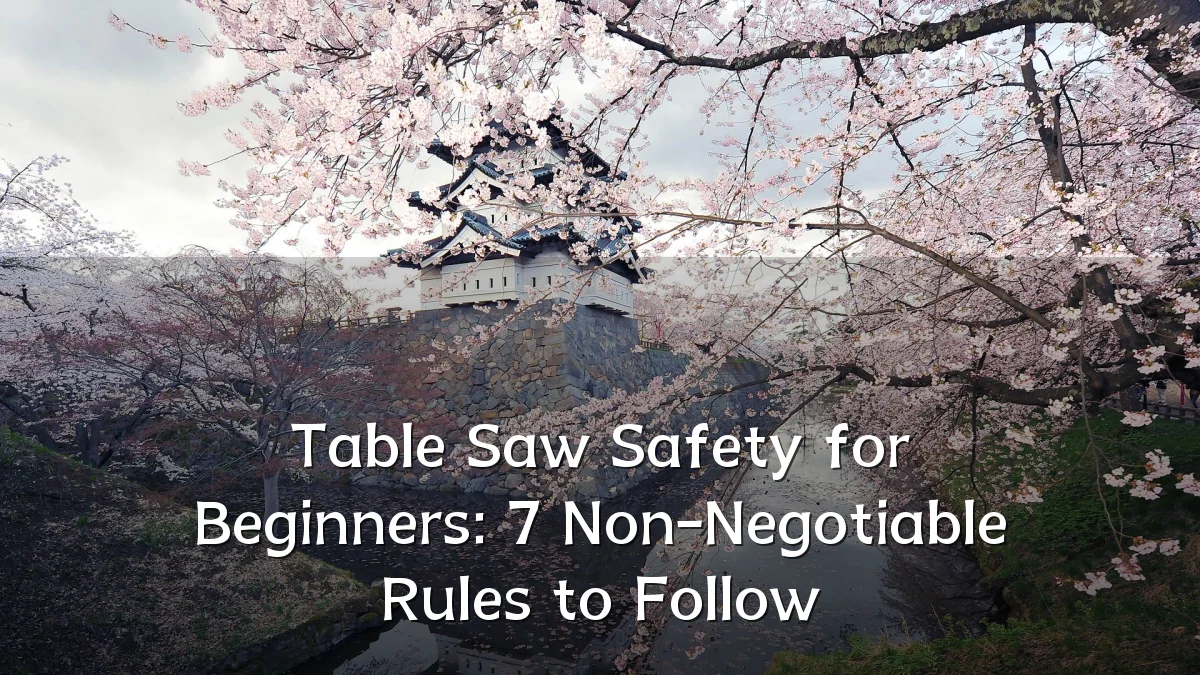 Table Saw Safety for Beginners: 7 Non-Negotiable Rules to Follow