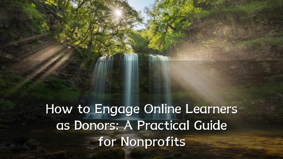 How to Engage Online Learners as Donors: A Practical Guide for Nonprofits
