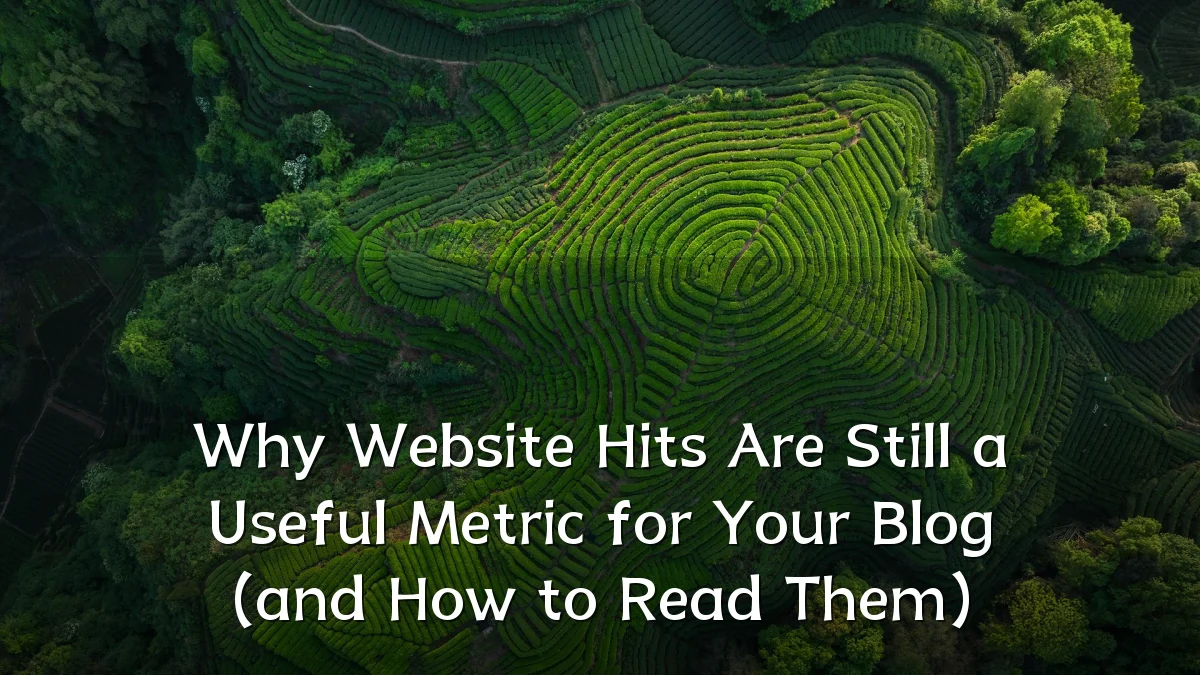 Why Website Hits Are Still a Useful Metric for Your Blog (and How to Read Them)